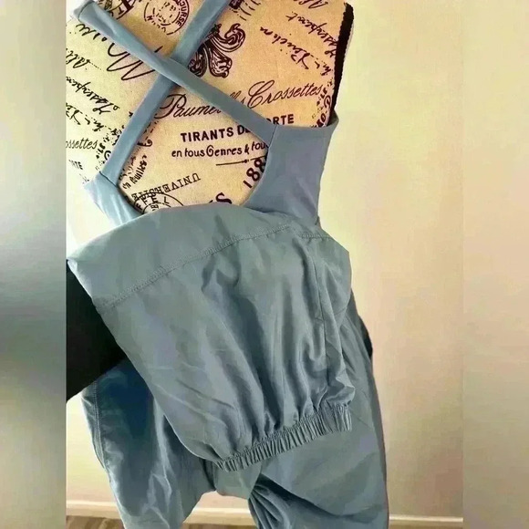 Free People Righteous Jumpsuit Falling Water Blue Large - Picture 8 of 12